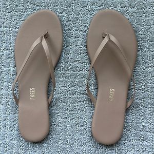 Brand NWT Tkees flip flops, never worn